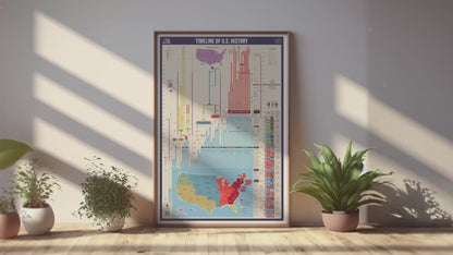 Timeline of US History Poster